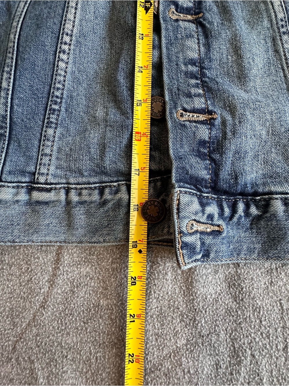 Lucky Brand Light Blue Denim Jacket - Picture 9 of 16
